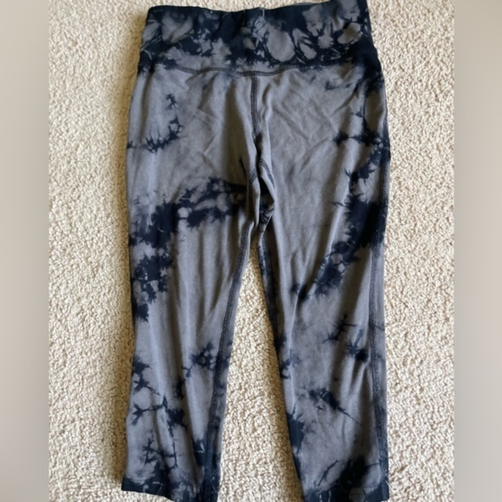 Bloom Tie-Dye Cropped Bamboo Leggings Sz XS